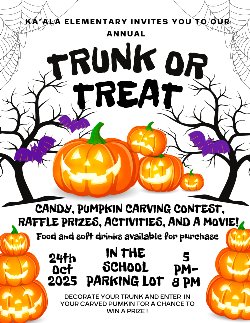 Trunk or Treat Flyer